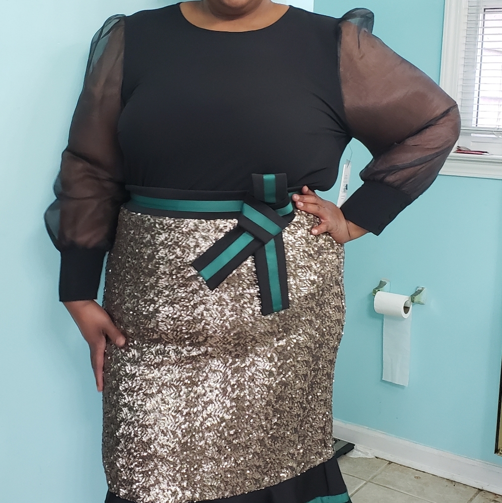 Champagne gold sequin